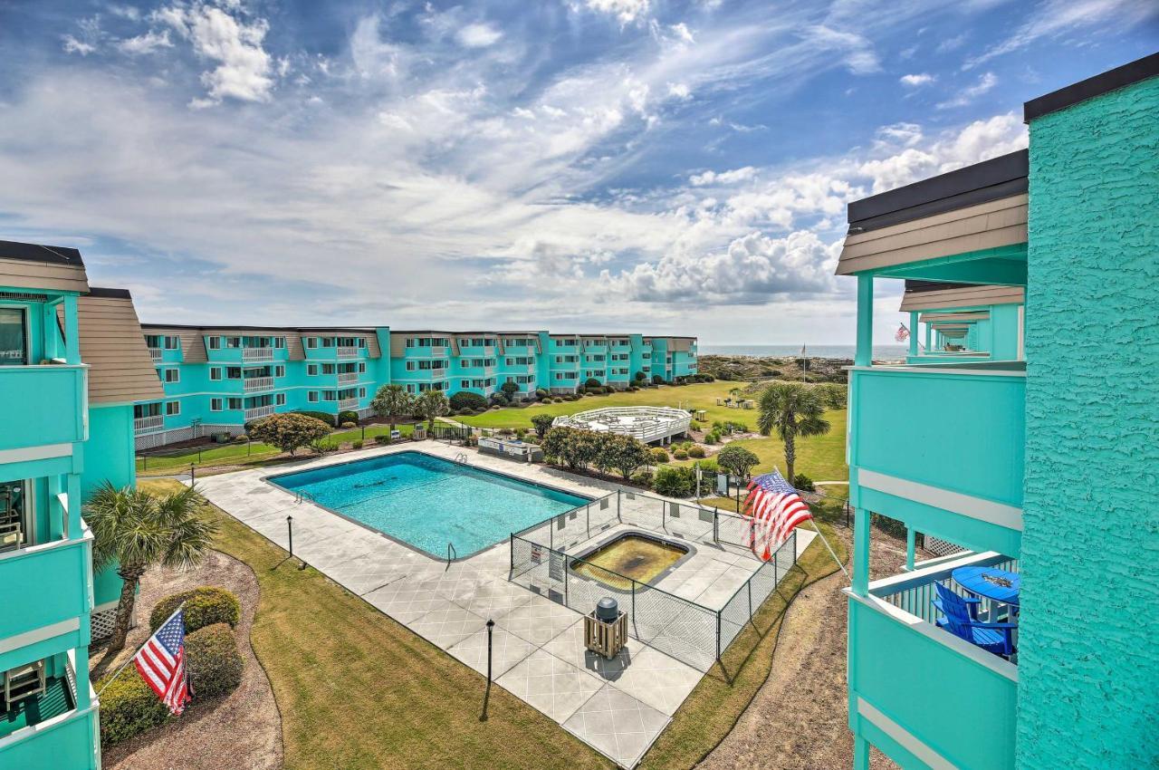 Beachfront Condo With Boardwalk And Pool Access! Atlantic Beach Exterior photo